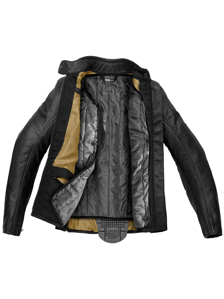 Kurtka motocyklowa skórzana damska Spidi Mack czarna