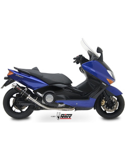 Pełny układ wydechowy (GP) MIVV do Yamaha T-Max 500 (01-07) czarny