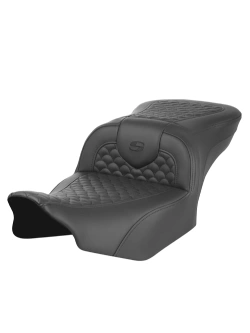 Kanapa motocyklowa dla kierowcy i pasażera Saddlemen Roadsofa DS Harley Davidson Road Glide/ Street Glide (wybrane modele) (23-) czarna