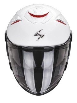 Kask otwarty Scorpion EXO-GT Jet Solid biały połysk