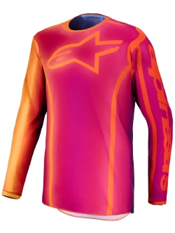 Bluza cross Alpinestars MX Fluid Kepler fioletowo-pomarańczowa
