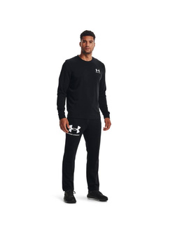 Bluza dresowa męska UNDER ARMOUR Rival Terry LC CREW czarna