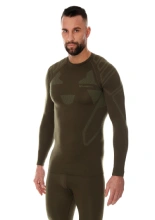Koszulka termoaktywna z długim rękawem Brubeck Ranger Protect khaki