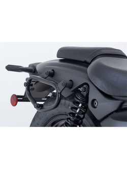 Zestaw: kufry boczne plastikowe Urban ABS + stelaże SLC Sw-Motech Kawasaki Eliminator 500 (23-) [pojemność: 2 x 16,5l]