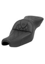 Kanapa motocyklowa dla kierowcy i pasażera Saddlemen Roadsofa LS Harley Davidson Sportster XL 883/ 1200 (04-22) czarna [do zbiornika paliwa o poj.: 3,3 G]