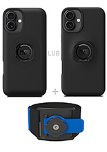 Zestaw do biegania: etui na telefon iPhone 16 Plus + opaska sportowa Quad Lock