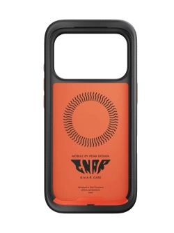 Etui Peak Design Mobile Gnar Case do smartfona Iphone 17 Pro czarno-pomarańczowe