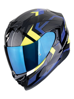 Kask integralny Scorpion Exo-520 Evo Air Sensus czarno-niebiesko-żółty