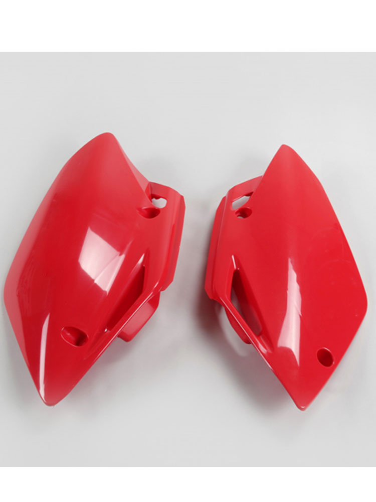 Osłony boczne tylne UFO do Hondy CRF 150R (07-) czerwone