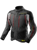 Kurtka motocyklowa tekstylna Rebelhorn Hardy 3.0 czarno-szaro-czerwona