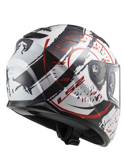 Kask integralny LS2 FF320 Stream Evo Tacho biało-czarno-czerwony