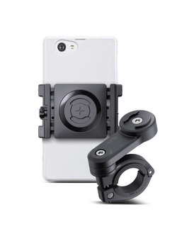 Zestaw na motocykl: uniwersalny uchwyt na telefon SPC+ (magnetyczny) + uchwyt na kierownicę Sp Connect Moto 