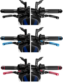 Zestaw regulowanych klamek przedłużanych PUIG do Suzuki SV650X (18-21)