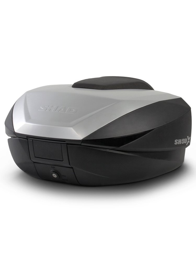 Poszerzany kufer centralny Shad SH59X z aluminiową pokrywą (46, 52 i 58 litrów)