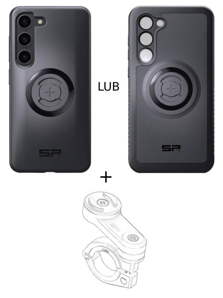 Zestaw na motocykl: etui na telefon Samsung Galaxy S23 + mocowanie SP Connect
