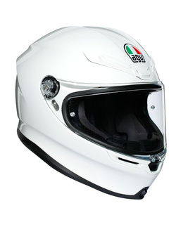 Kask integralny AGV K6 biały