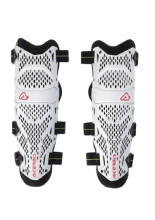 Nakolanniki motocyklowe Acerbis Impact Pro biało-czerwone