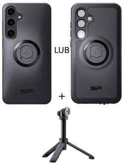 Zestaw: etui na telefon Samsung Galaxy S24+ + statyw/selfie stick SPC+ SP Connect