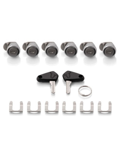 Zestaw: kufry boczne + stelaże PRO TRAX ADV SW-MOTECH 45/37 do motocykla Kawasaki KLR 650 / S (22-) (pojemność 37 i 45 L) srebrne