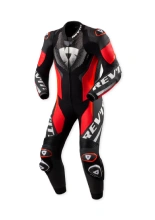 Kombinezon motocyklowy jednoczęściowy REV’IT! Hyperspeed 3 czarno-fluo czerwony