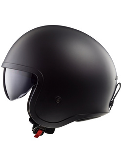 Kask otwarty LS2 OF599 Spitfire II Solid czarny matowy