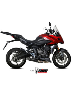 Pełny układ wydechowy (X-M5) MIVV do Triumph Tiger Sport 660 / Trident 660 (21-) czarny