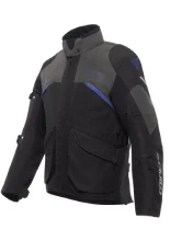 Kurtka motocyklowa tekstylna Dainese Tempest 4 D-Dry czarno-szaro-niebieska