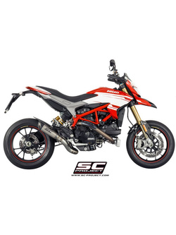 Tłumik S1 slip-on z rurą łączącą 2-1 SC-Project do Ducati HYPERMOTARD 939 / SP [16-17]