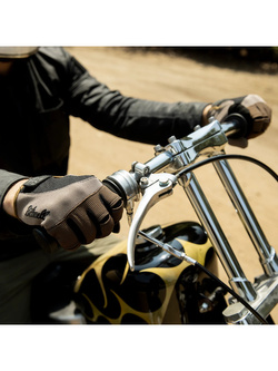 Rękawice cross Biltwell Moto brązowo-czarne