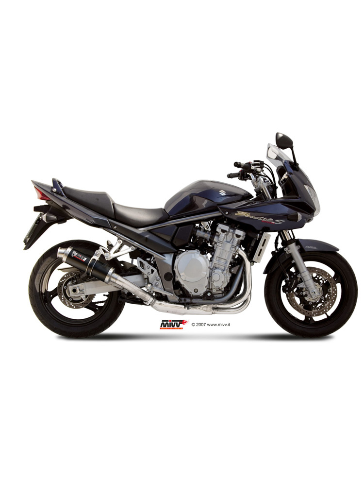 Tłumik motocyklowy Slip-On (GP) MIVV do Suzuki GSF 1250 Bandit (07-16) / GSX 1250 FA (09-16) czarny