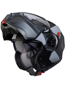 Kask szczękowy Caberg Duke Evo Indy czano-szary matowy