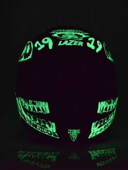 Kask integralny LAZER Rafale Evo Mexicana czarny-fluo