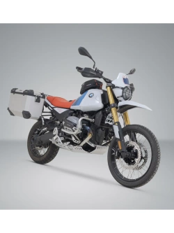 Zestaw: kufry boczne + stelaże PRO TRAX ADV SW-Motech BMW R12 G/ S (25-) srebrne [poj.: 37+45l]