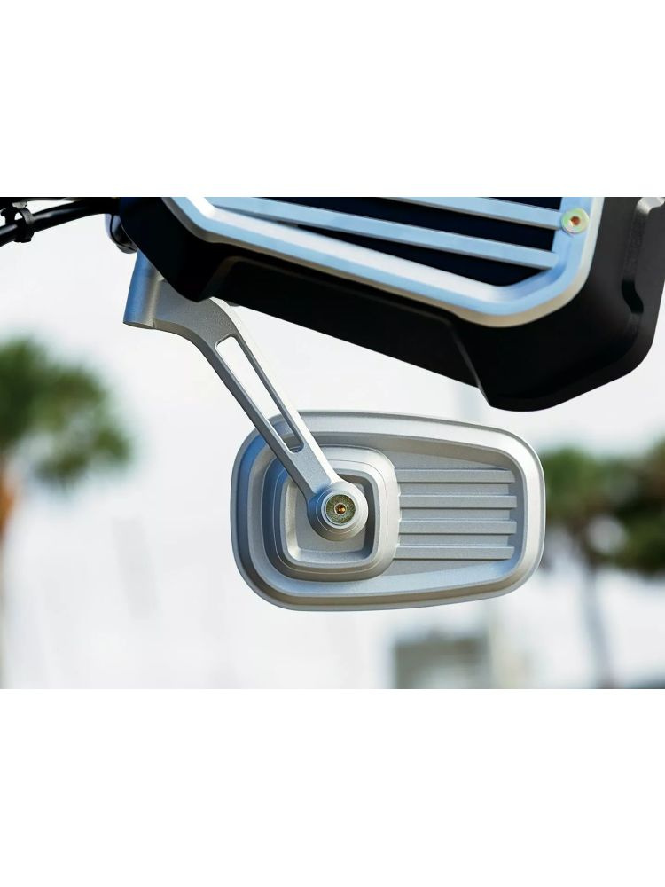 Lusterka motocyklowe Kuryakyn Dilinger aluminiowe srebrne