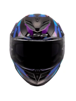 Kask integralny LS2 FF818 Storm III Kaos niebiesko-fioletowy
