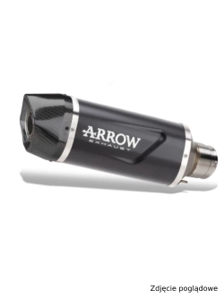 Tłumik motocyklowy Arrow Indy Race Evo Honda CB 1000 Hornet (25-) aluminiowy czarny, z karbonową końcówką