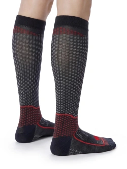 Skarpety SIXS Long V3 czarno-czerwone