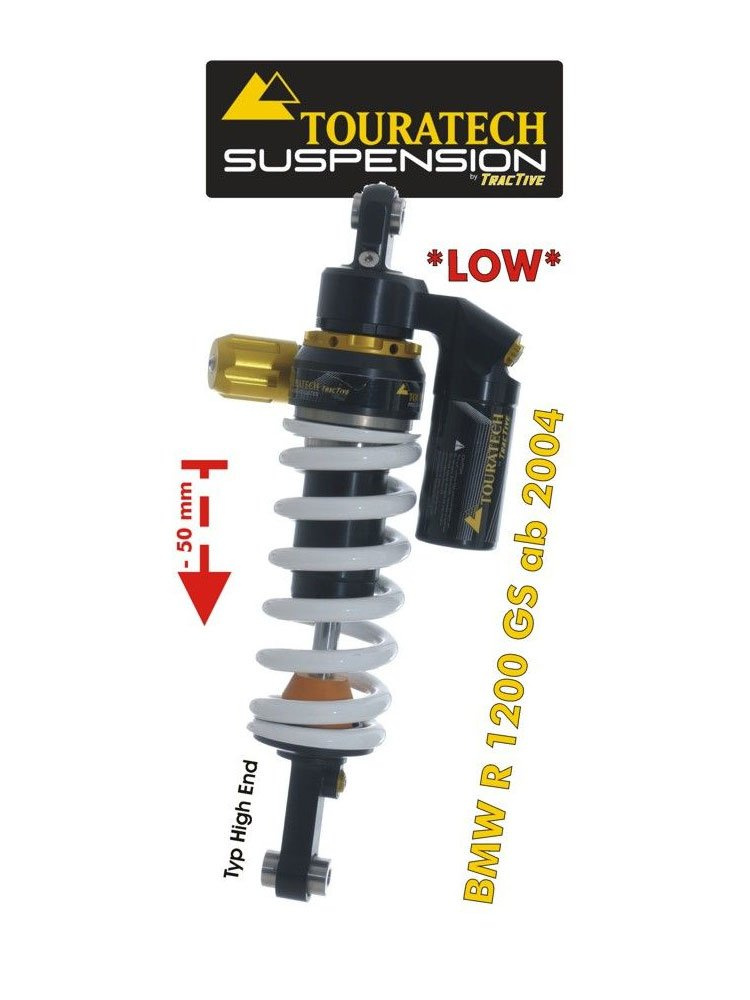 Amortyzator obniżający zawieszenie o 50 mm HighEnd Touratech do BMW R1200GS (04-12)