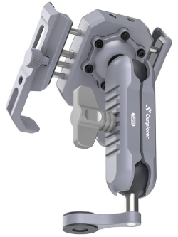 Uchwyt na telefon Outplorer P100-B regulowany z poduszką antywstrząsową [mocowany na lusterko]