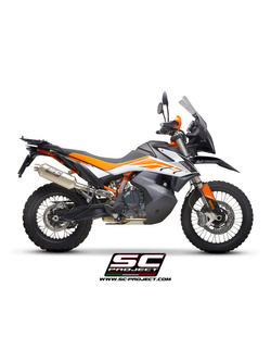 Tłumik SC-Project Rally Raid Titanium (Slip on) - KTM 790 Adventure [19-20]
