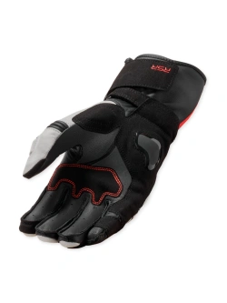 Rękawice motocyklowe skórzane REV’IT! RSR 5 biało-fluo czerwone