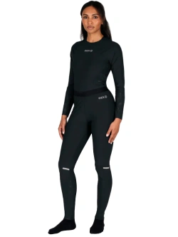 Legginsy termoaktywne Knox Dual Active unisex, czarne