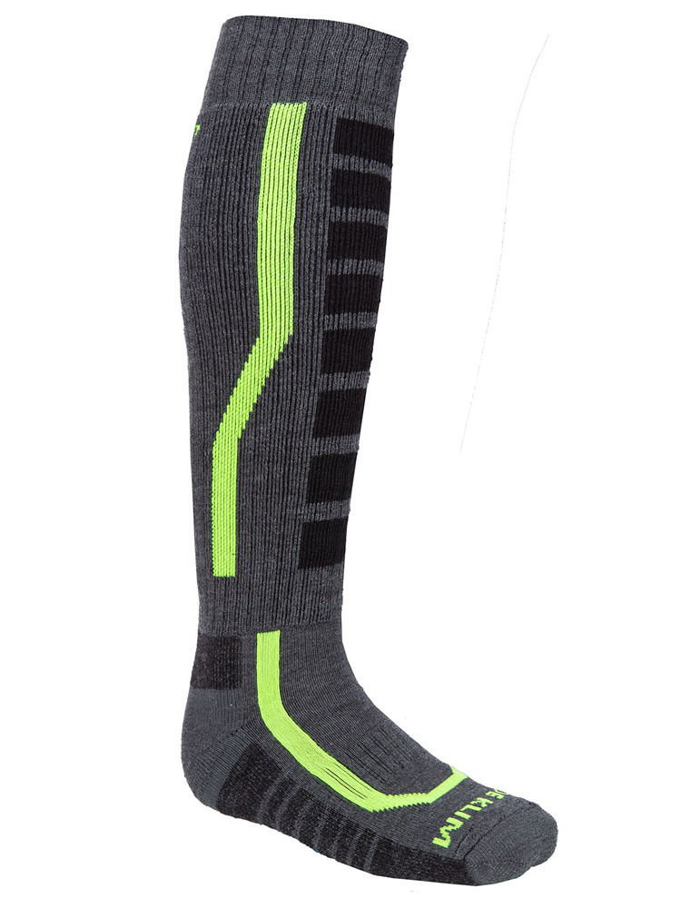 Skarpety motocyklowe Klim Aggressor 2.0 szaro-fluo