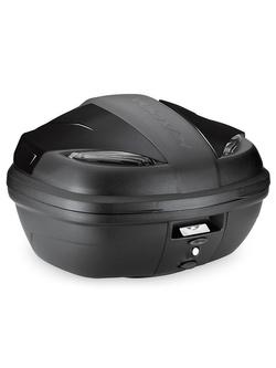 Kufer centralny Kappa K47 Monolock Manta czarny z białym odblaskiem [pojemność: 47 litry]