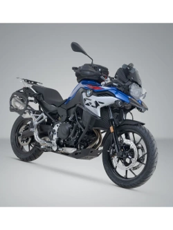 Zestaw: kufry boczne DUSC M i L + kufer centralny DUSC XL + stelaże SW-Motech BMW F 750 GS (17-)/ F 800 GS (24-)/ F 850 GS (17-) [do plastikowego bagażnika, poj.: 33 + 41 + 55l]