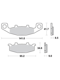 KLOCKI HAMULCOWE SBS 597 HS