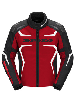 Kurtka motocyklowa tekstylna Spidi Race-Evo H2Out czarno-czerwono-biała