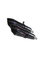 Tłumik G.P.R Gpe Ann. Poppy [Double Slip-On, Stainless Steel] - Yamaha Xt 660 X-R [04-14]