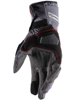 Rękawice motocyklowe Leatt Hydradri 6.5 Iron czarno-szaro-czerwone