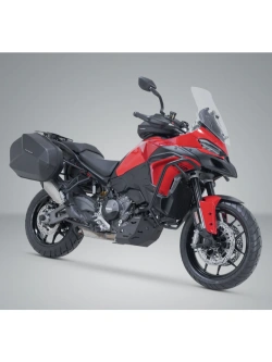 Zestaw: kufry boczne + stelaże ABS Aero System SW-Motech Ducati Multistrada V2/ S (12,13,14) (24-)